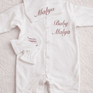 ensemble en coton flocage