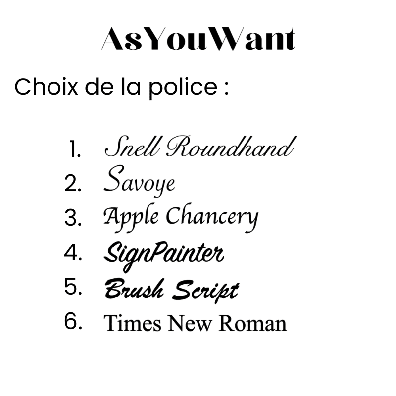 tapis de prière épais flocage Police d'écriture