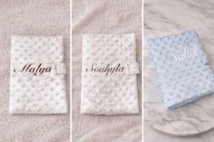 carnet de santé personnalisé bébé safari broderie