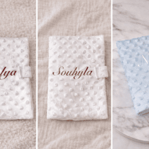 carnet de santé personnalisé bébé safari broderie