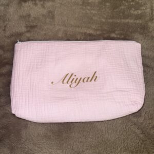 trousse de toilette en gaz de coton