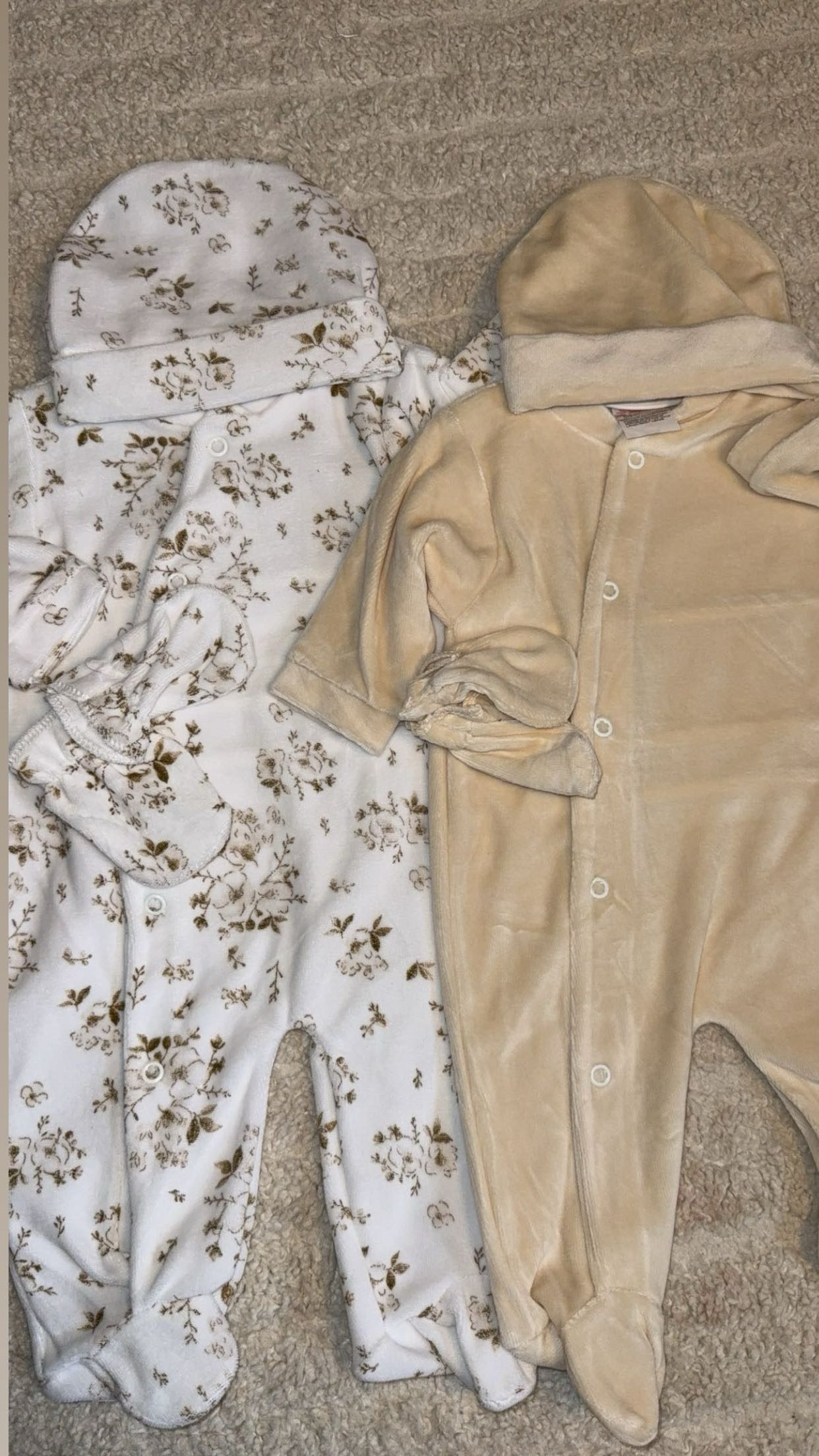 ensemble bébé en velours ensemble bébé en velours