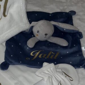 doudou en gaze de coton lapin (copie)