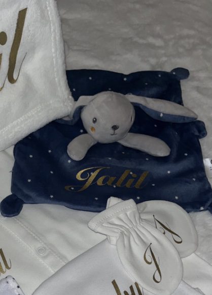 doudou en gaze de coton lapin (copie) doudou en gaze de coton lapin (copie)